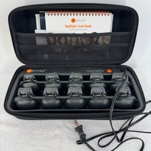 InStyler Topstyler C Shells Hair Curler Styling Set With Case &‎ Book